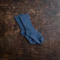 Hirsch Natur Organic Wool Socks - Denim Baby Wool
