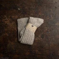 Lana Bambini Adult’s Wool/Alpaca Chunky Long Socks - Granite Outlet