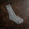 Hirsch Natur Organic Wool Rib Reinforced Boot Socks - Grey
